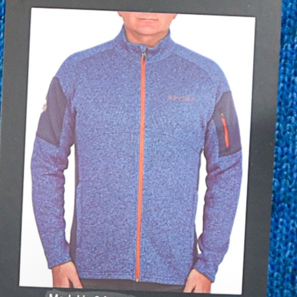 Spyder men full zip jacket in Blue - Picture 7 of 14